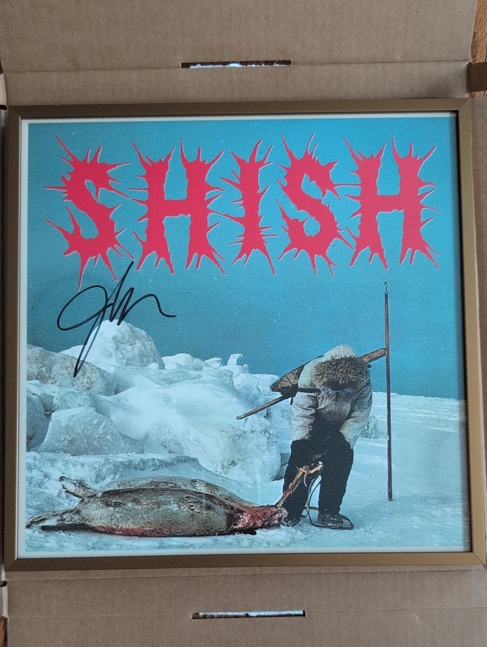 Framed, Signed Portugal The Man Shish Album Cover Print